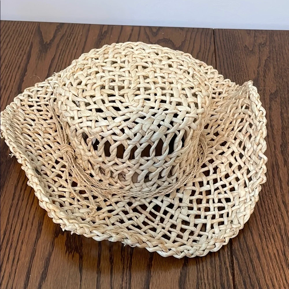 Peter Grimm Natural Woven Straw Hat - Picture 1 of 8